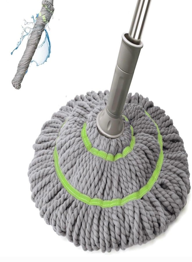 DecoraZone Premium Microfiber Twist Mop | Durable & Easy-to-Use Floor Cleaner | Squeeze Twist Mop Stick for Effective Home & Hospital-Grade Cleaning | High-Performance Dust Mop for Sparkling Floors - Image 1